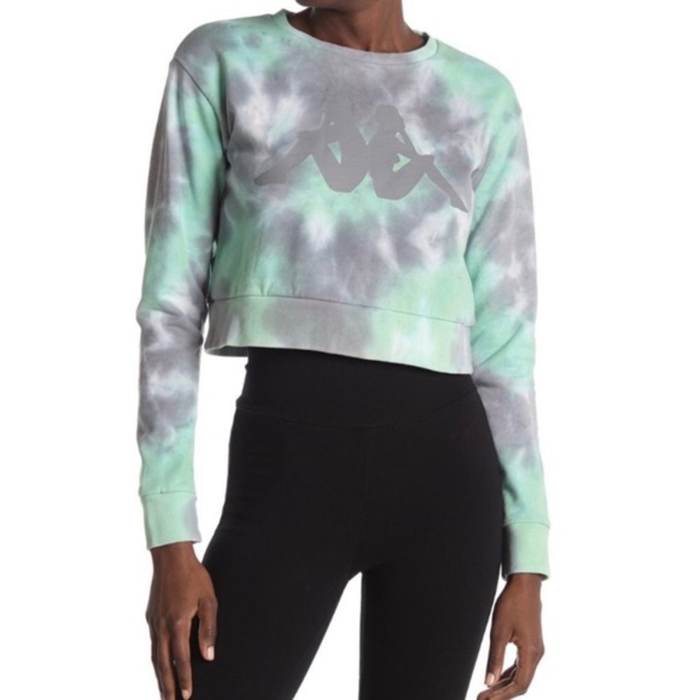 Kappa Authentic Catros Tie-Dye Cropped Sweatshirt